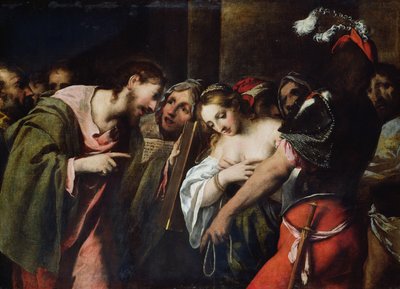 Christ and the Adulteress by Pietro della Vecchia